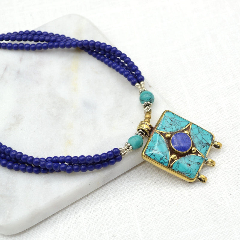 Larkya Tibetan Necklace Necklace Tibet Gift Corner