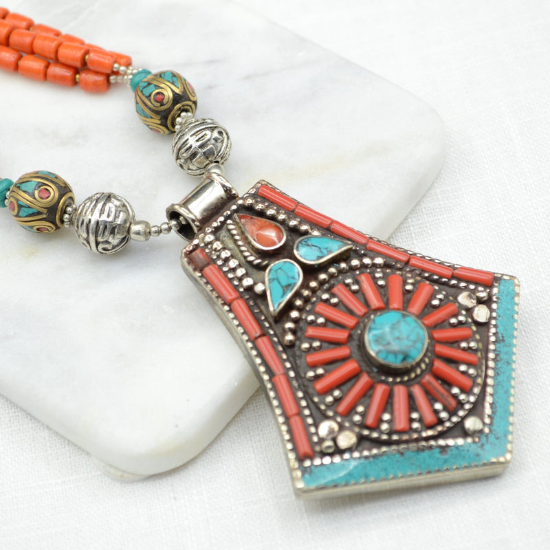 Makalu Tibetan Necklace Necklace Tibet Gift Corner