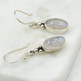 Moon Drop Silver Earrings Earrings Millenium 