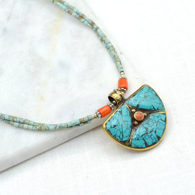Namche Tibetan Necklace Necklace Tibet Gift Corner