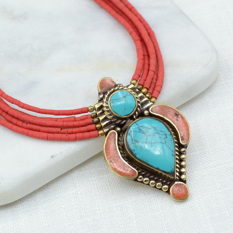 Pumori Tibetan Necklace Necklace Tibet Gift Corner