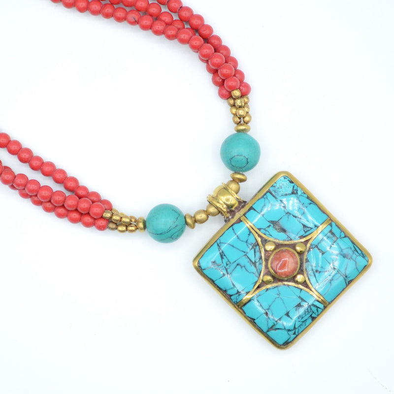 Yangra Tibetan Necklace Necklace Tibet Gift Corner