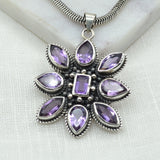 Amethyst Dream Pendant Earrings Dambar International 