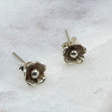 Blossom Silver Stud Earrings