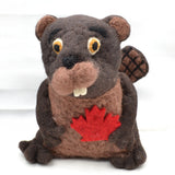 Canuck Beaver Felt Ornament -- large