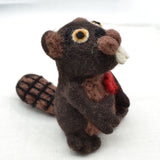 Canuck Beaver Felt Ornament -- small Christmas ornament Everest Fashion 
