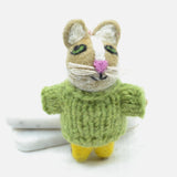 Cozy Kitty Felt Ornament