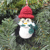 Cozy Penguin Felt Ornament