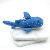 Great Blue Whale Felt Ornament