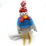 Grey Big Bird Christmas ornament Everest Fashion 