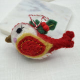 Holiday Red Bird Felt Ornament Christmas ornament Everest Fashion 