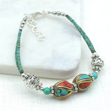Kailash Turquoise Tibetan Bracelet