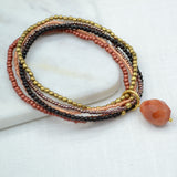 Karuna Carnelian Beaded Bracelet Bracelet Beads for Life 