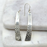 Long Drop Silver Earrings Earrings Dambar International 