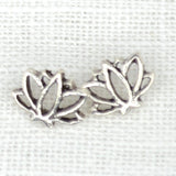 Lotus Silver Stud Earrings