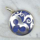 Om Lapis Pendant