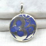 Om Lapis Pendant