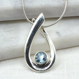 Ribbon Loop Silver Pendant Earrings Dambar International 