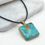 Sakya - Double Sided Tibetan Necklace Pendant Tibet Gift Corner 