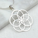 Seed of Life Silver Necklace Pendant Millenium 