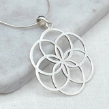 Seed of Life Silver Necklace Pendant Millenium 