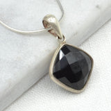 Simply Onyx Silver Necklace Pendant Millenium 