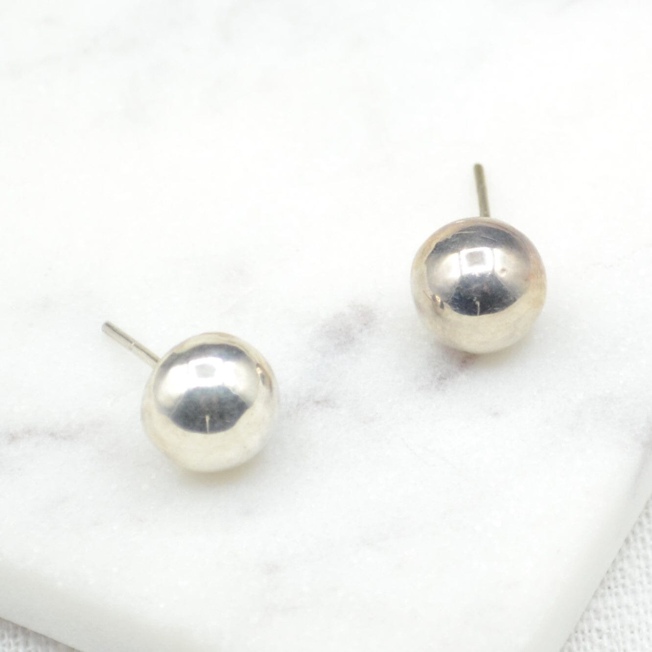 Spheres Silver Earrings Earrings Yak & Yeti 