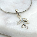 Tender Sprig Silver Pendant