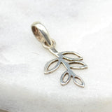 Tender Sprig Silver Pendant