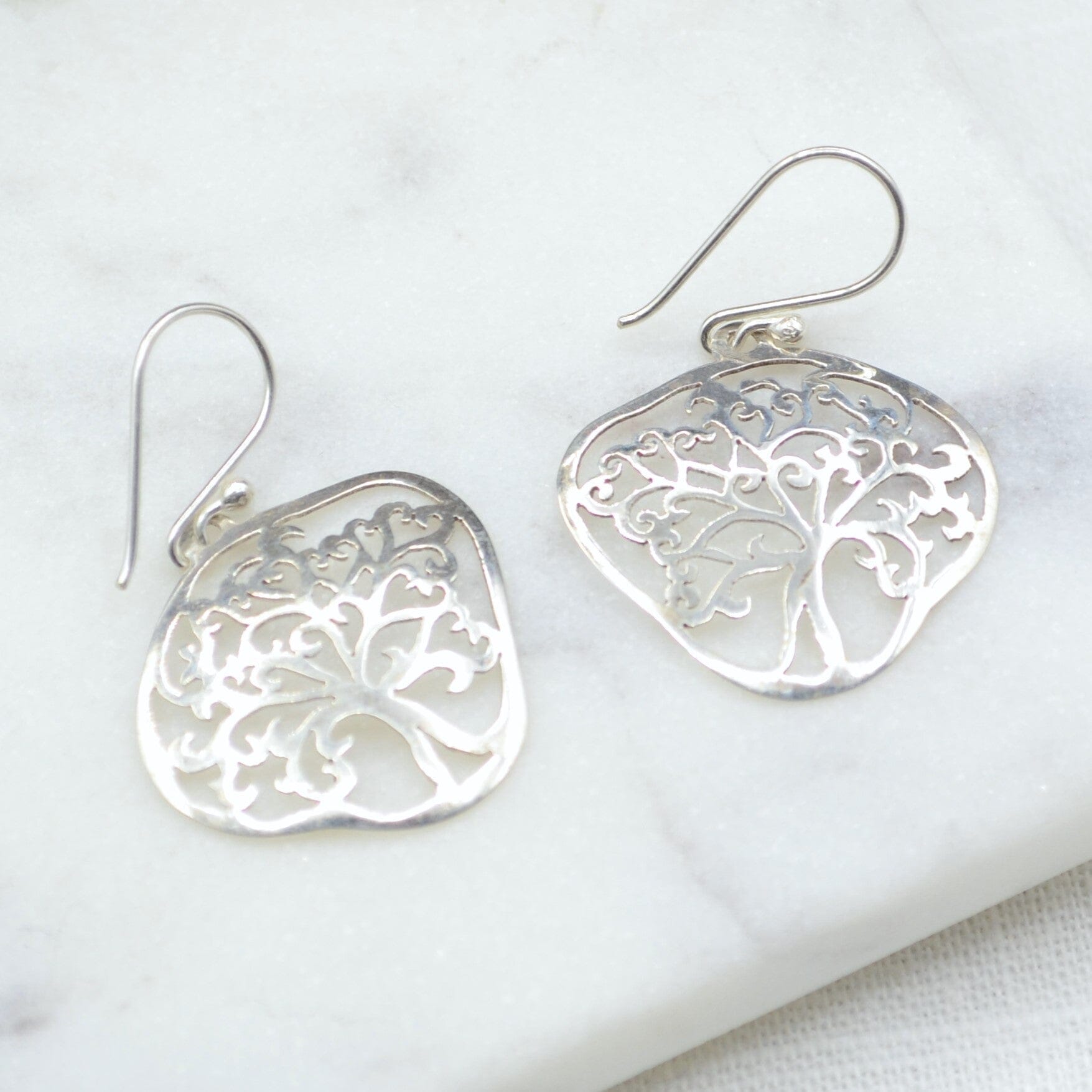 Tree Of Life Silver Earrings Earrings Millenium 