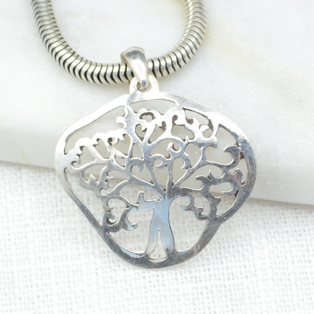 Tree of Life Silver Necklace Pendant Millenium 