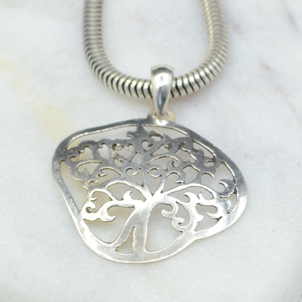 Tree of Life Silver Necklace Pendant Millenium 