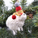 Wooly Sheep Felt Ornament Christmas ornament Everest Fashion 