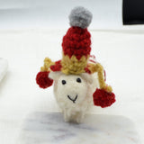 Wooly Sheep Felt Ornament Christmas ornament Everest Fashion 