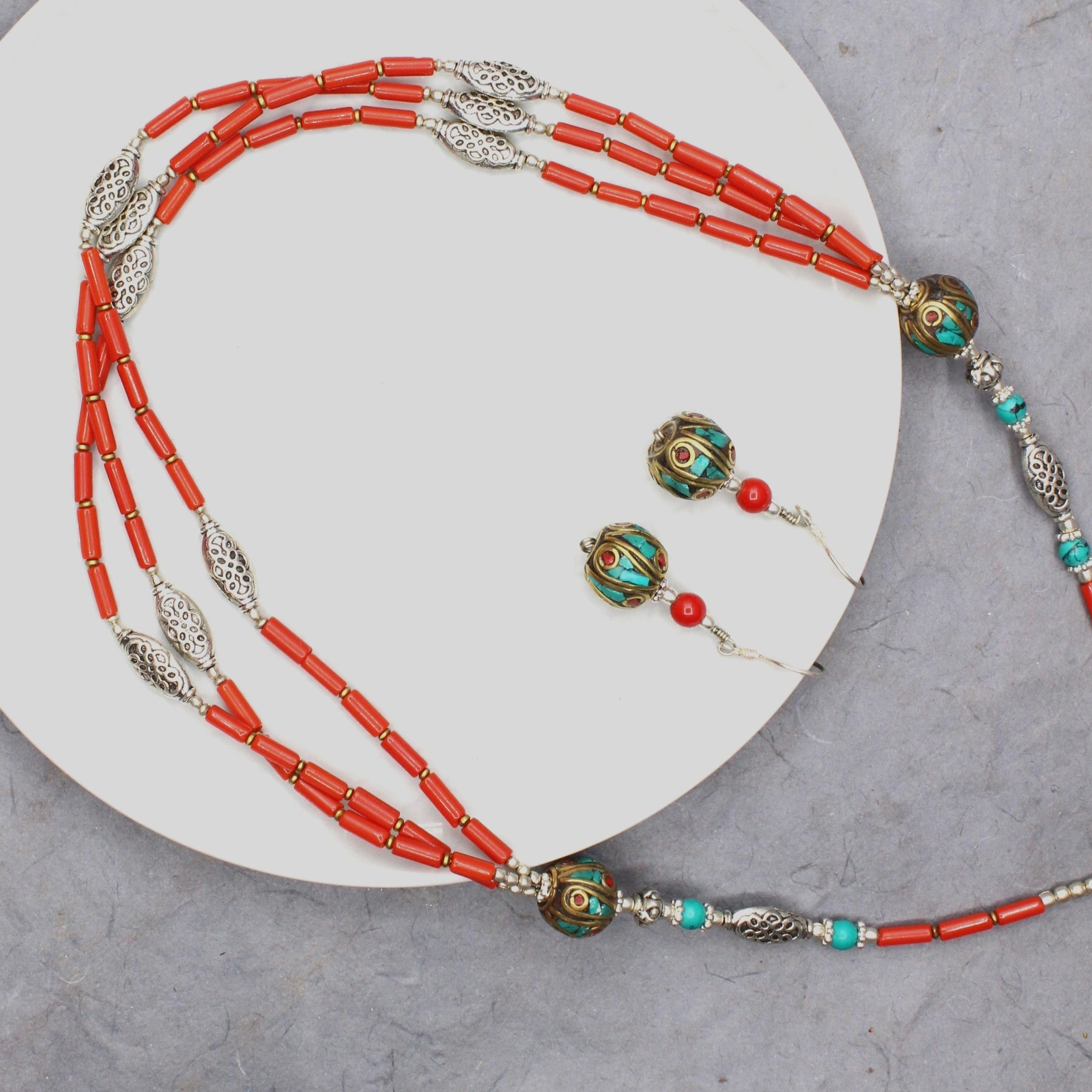 Dhunche Tibetan Necklace Necklace Tibet Gift Corner 