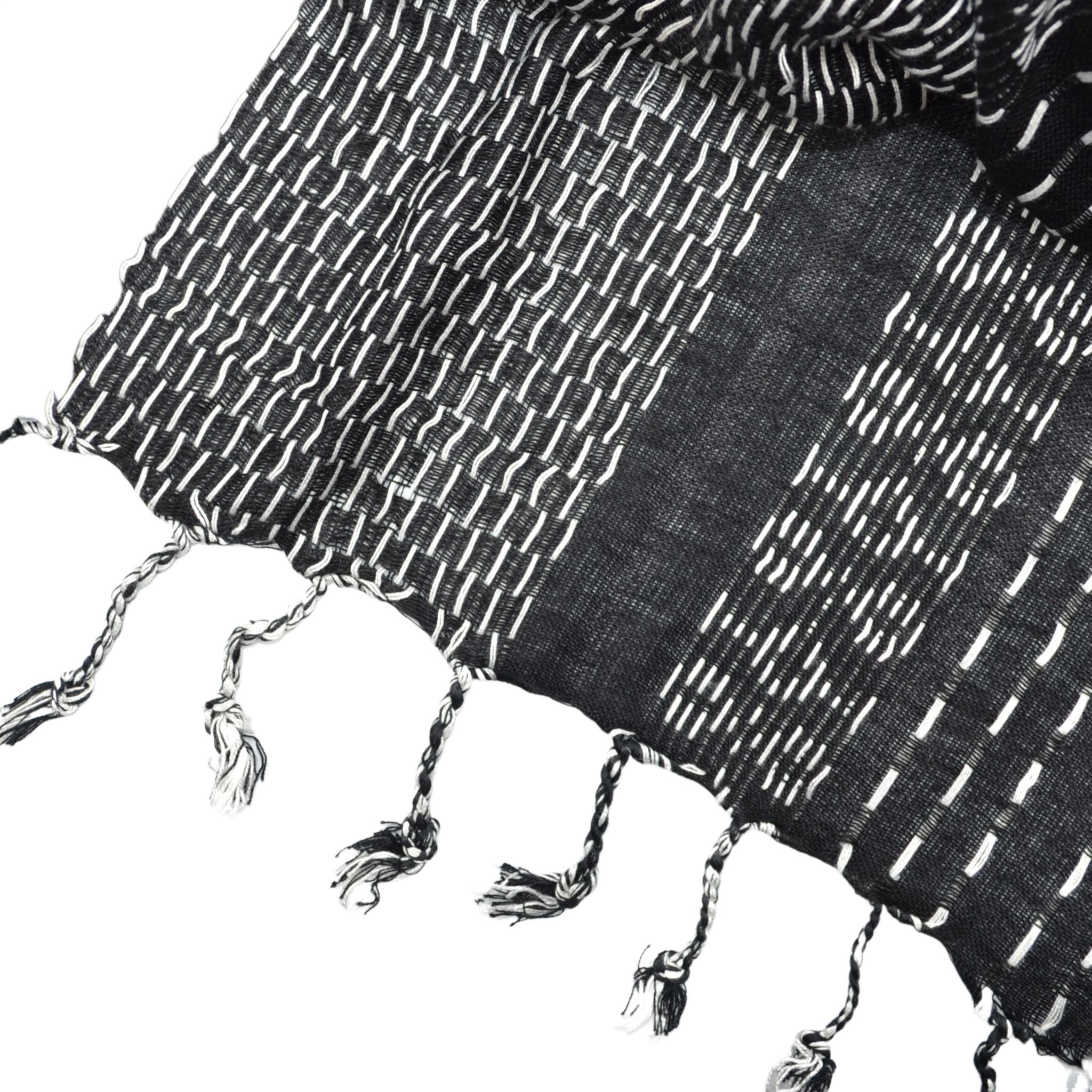Honesty Black & White Scarf scarf Manushi 