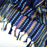Kindness Navy Striped Scarf scarf Manushi 