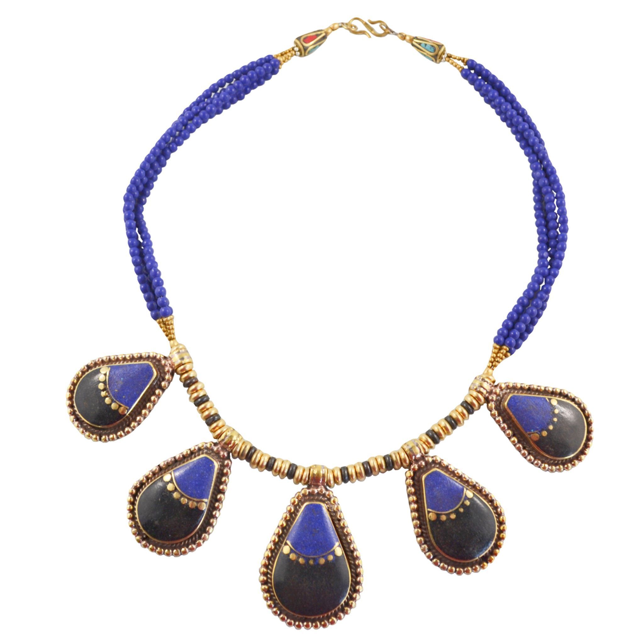 Midnight Khumbu Tibetan Necklace Necklace Tibet Gift Corner 