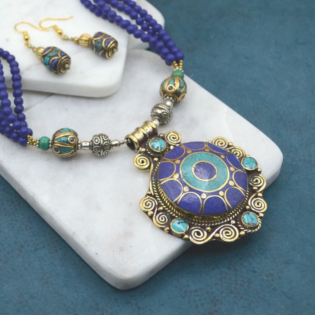 Nanda Tibetan Necklace Necklace Tibet Gift Corner 