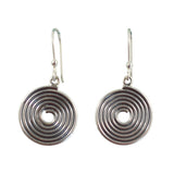 Silver Spiral Earring Earrings Millenium 