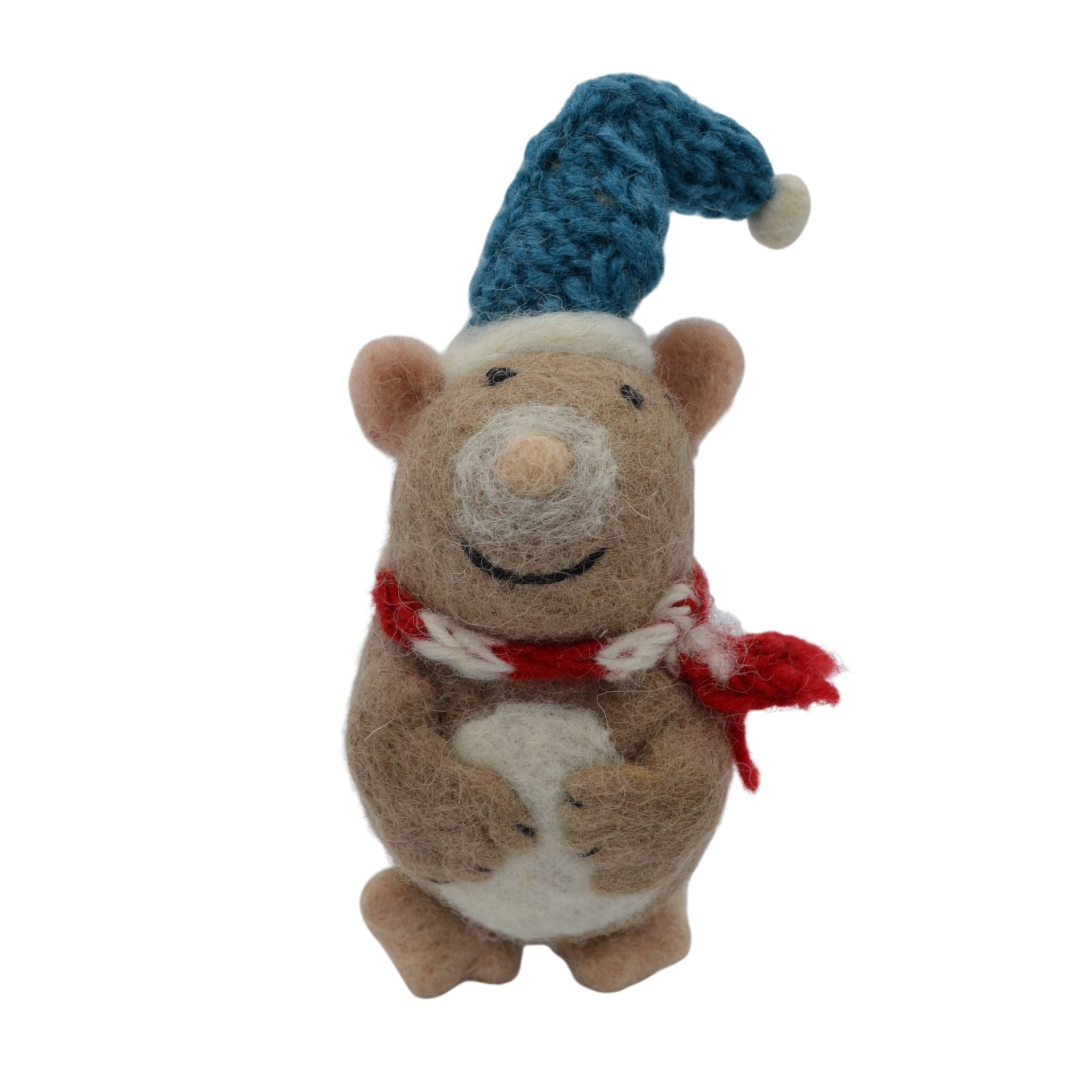 Snuggly Mouse Christmas ornament Everest Fashion 